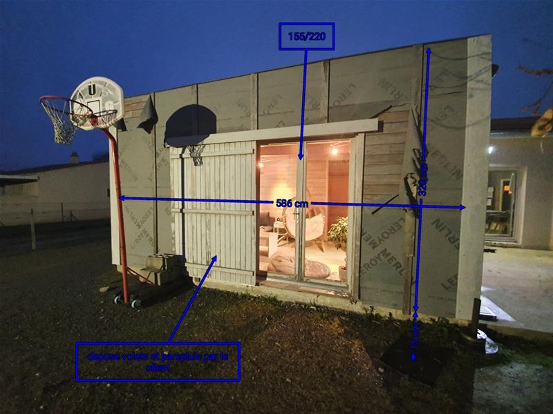 Bardage d'une extension bois à Niort (79)